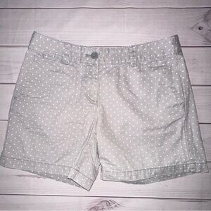 Ann Taylor Gray Polka Dot Women's Shorts